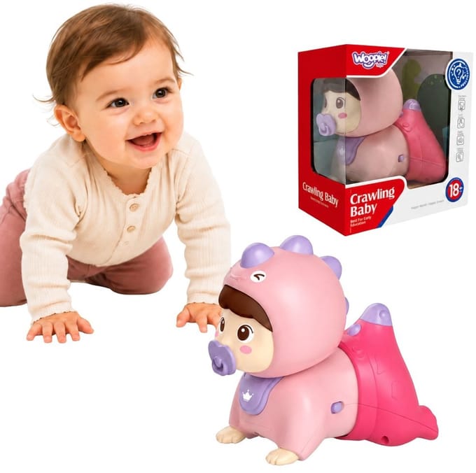 Woopie Baby Kruipend babyspeelgoed met lichtjes en melodieën - UNI