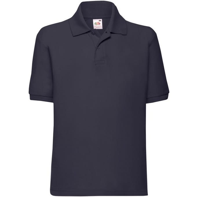 Fruit of the Loom Kinder/Kinder 65/35 Poloshirt (Deep Navy)