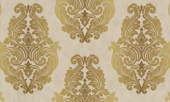 GOUD BAROK BEHANG EXCLUSIEF DUBBELBREED 95287-1