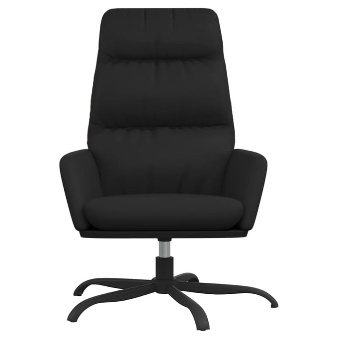 vidaXL - Relaxstoel - kunstleer - zwart