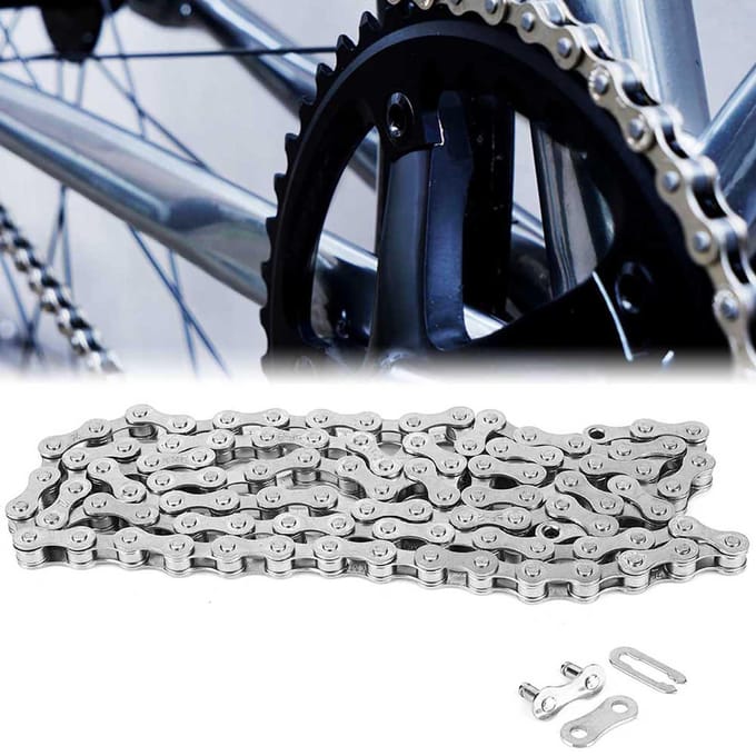 Duurzame Hoge Prestaties Mountainbike Enkele Snelheid Fietsketting Fietsen Accessoire gray
