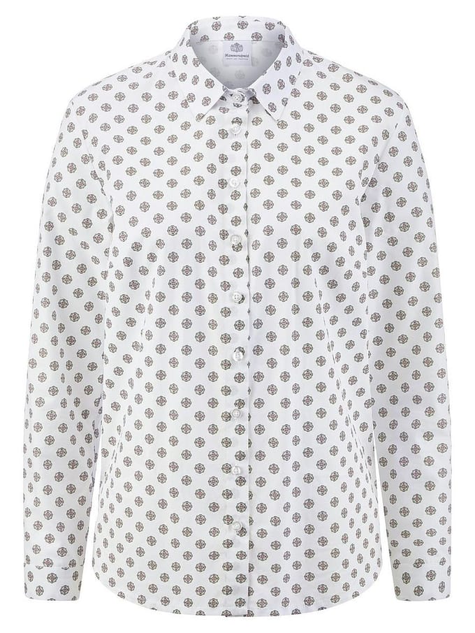 Blouse lange mouwen Van Hammerschmid wit