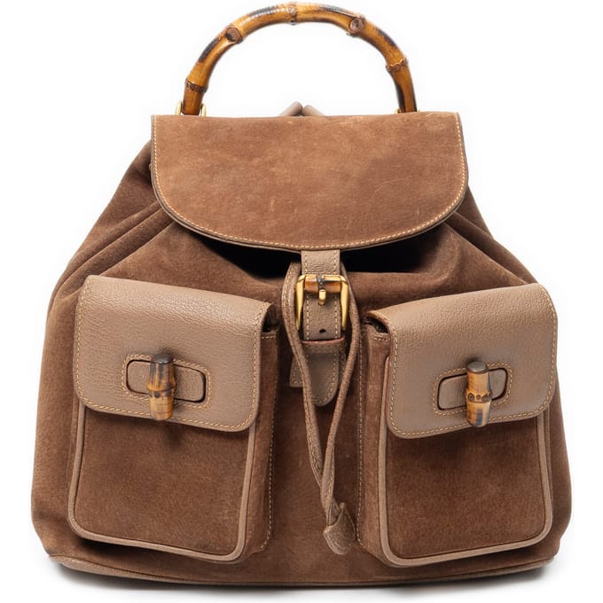 Large Bamboo Backpack   rugzak