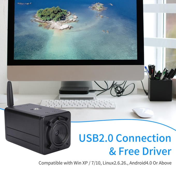 4K HD-camera Computercamera USB Webcam CMOS IMX415 Beeldsensor 9X optische zoom Handmatige autofocus camera with microphone