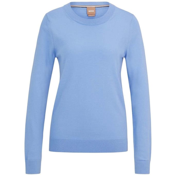 Boss Damestrui van scheerwol (Blauw)
