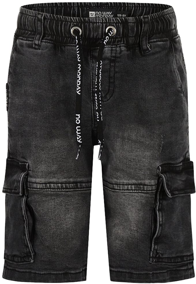 No Way Monday - Jongens denim short - Maat 110
