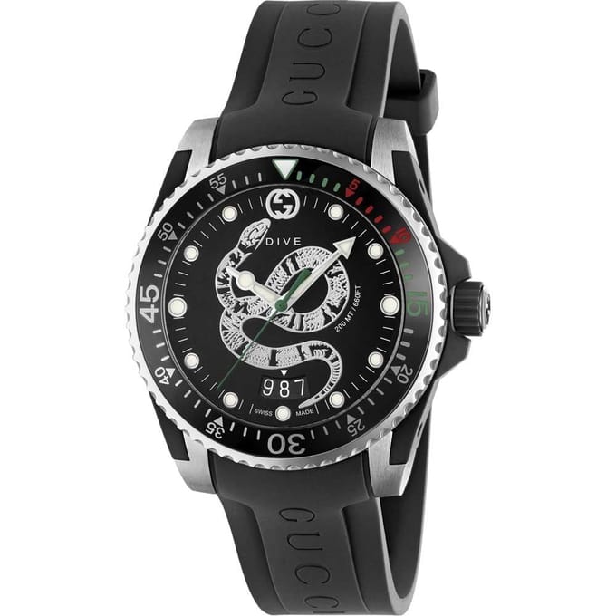 Gucci YA136323 Duik Snake Dial 40mm Unisex horloge