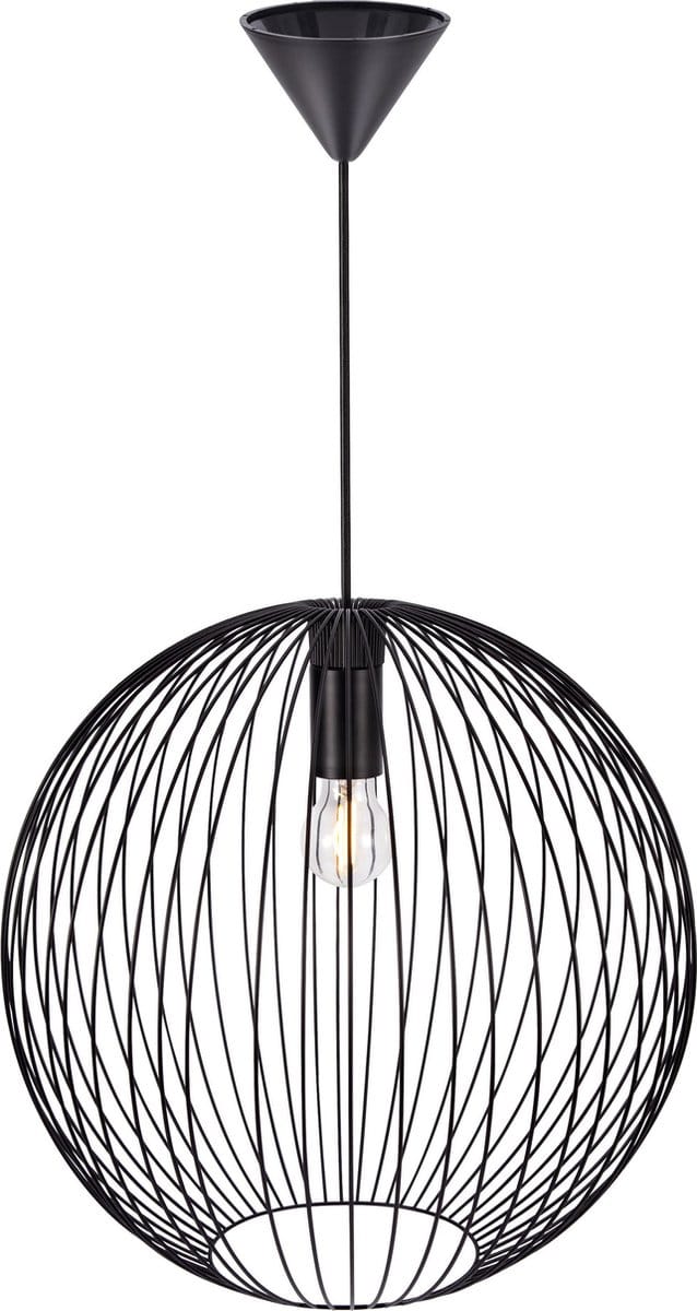 Nordlux Beroni 45-hanglamp-E27-metaal-zwart