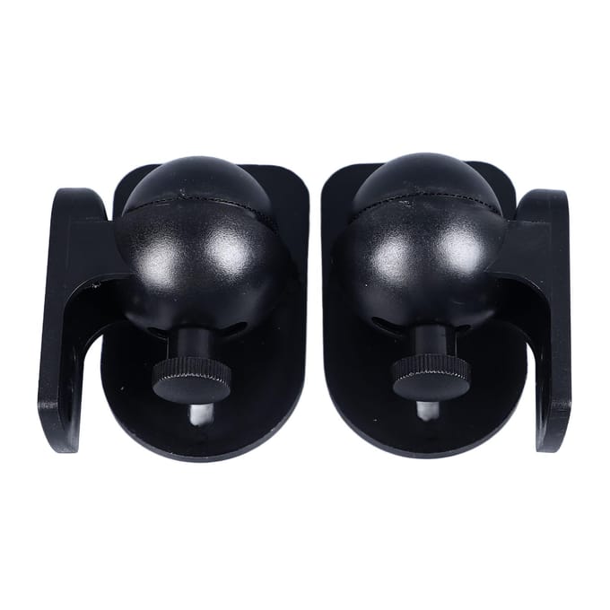 2 Stuks Basisbeugels Kleine Luidspreker Wandmontagebeugel Surround Sound Beugel Houder voor Thuis black