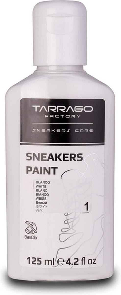Tarrago Leerverf 125ml - Wit #1| Voor glad leer, synthetisch leer en canvas