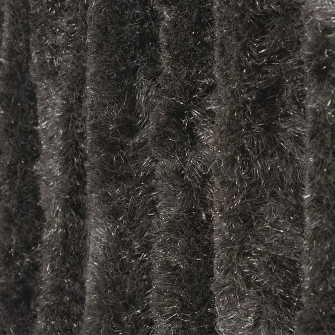 Vliegengordijn-kattenstaart- 90x220 cm zwart uni in doos