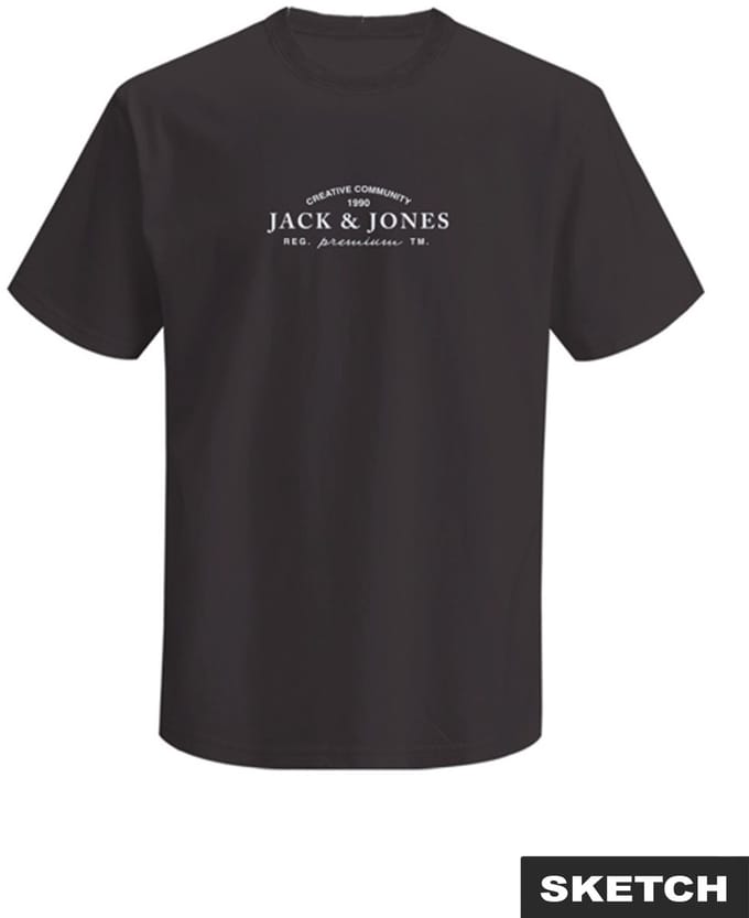 JACK&JONES PLUS - JPRBLAKEVIN SS TEE FST PLS PLUS - Heren PLUS - T-shirts