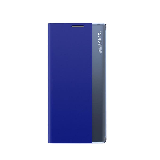 Samsung Galaxy S25 Ultra Nouvelle Housse de Sommeil avec Support à Rabat - Bleu