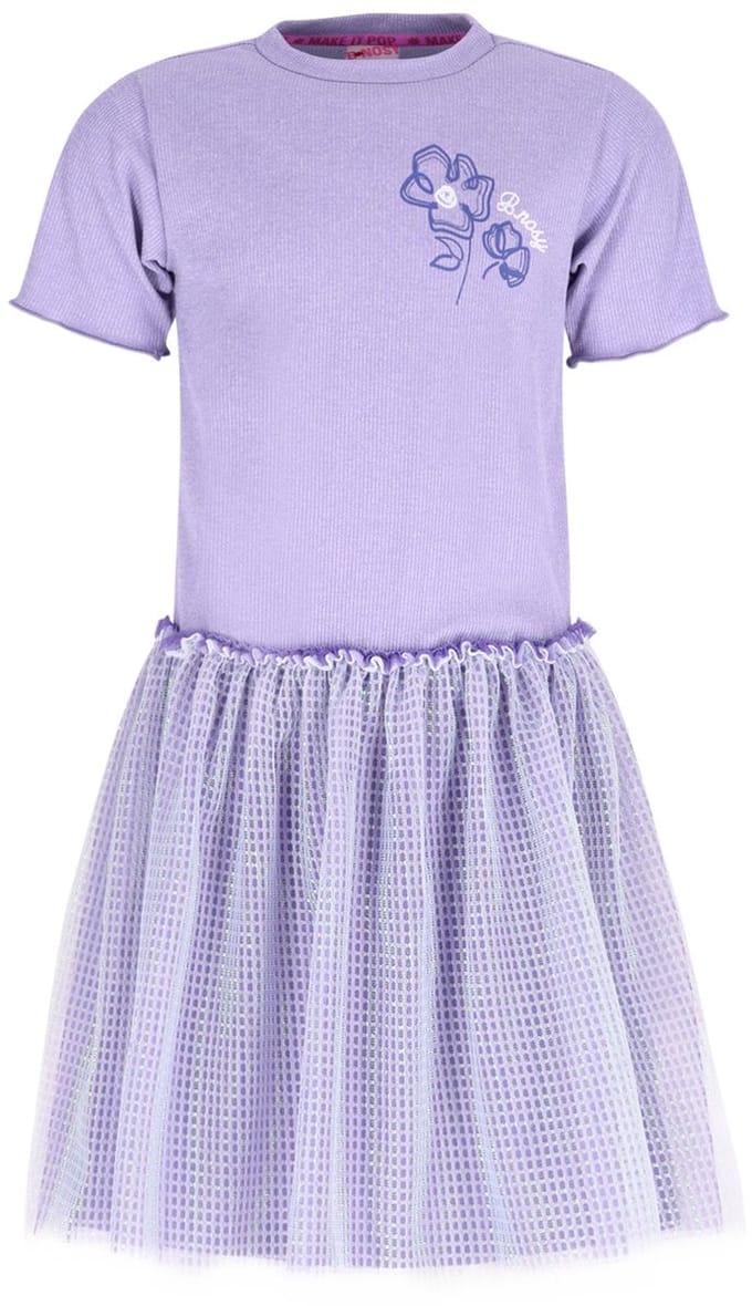 B.Nosy Y603-5851 Jurk paars meisjes - Maat 98