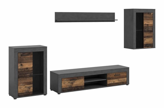 Jam Living Combinatie Oud Hout NB Matera NB - 35x169x310cm