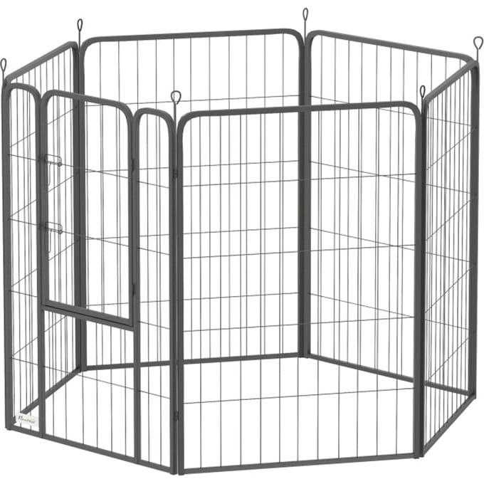 4goodz Heavy Duty Puppyren - 6 panelen - 100 cm hoog