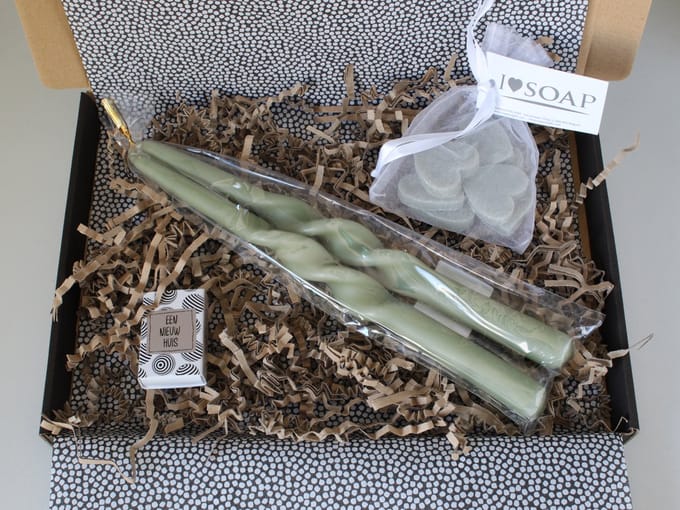 Brievenbus cadeau Nieuw Huis - cadeau verhuizing - cadeau samenwonen