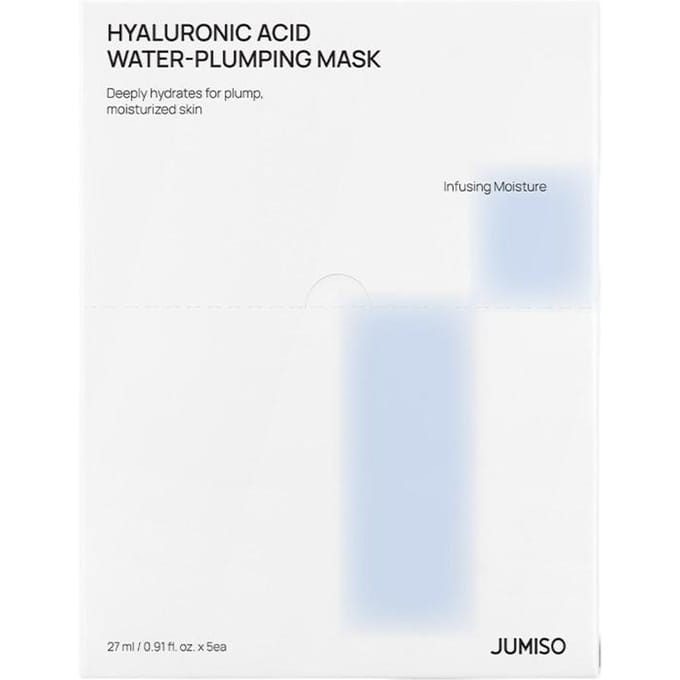 [Jumiso] Hyaluronic Acid Water-Plumping Mask 27ml*5EA white