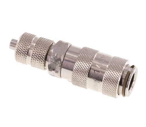 RVS 306L DN 2.7 (Micro) Luchtkoppeling Snelkoppeling 3x4.3 mm Push-On - CLS2-N-SSL-P-3