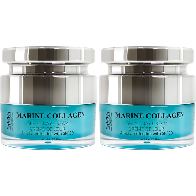 ErthSkin London Marine Collagen SPF50 dagcrèmeset 100