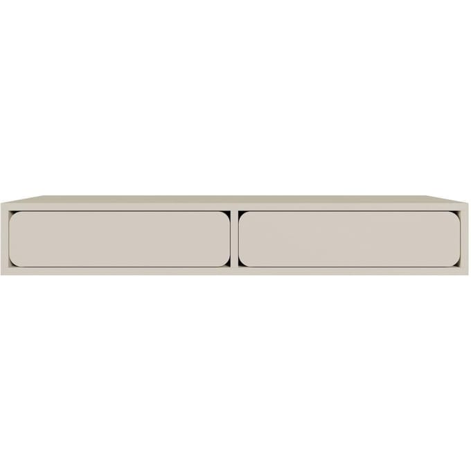 Selsey WUWU - Wandkaptafel met 2 lades, greige, 110 cm