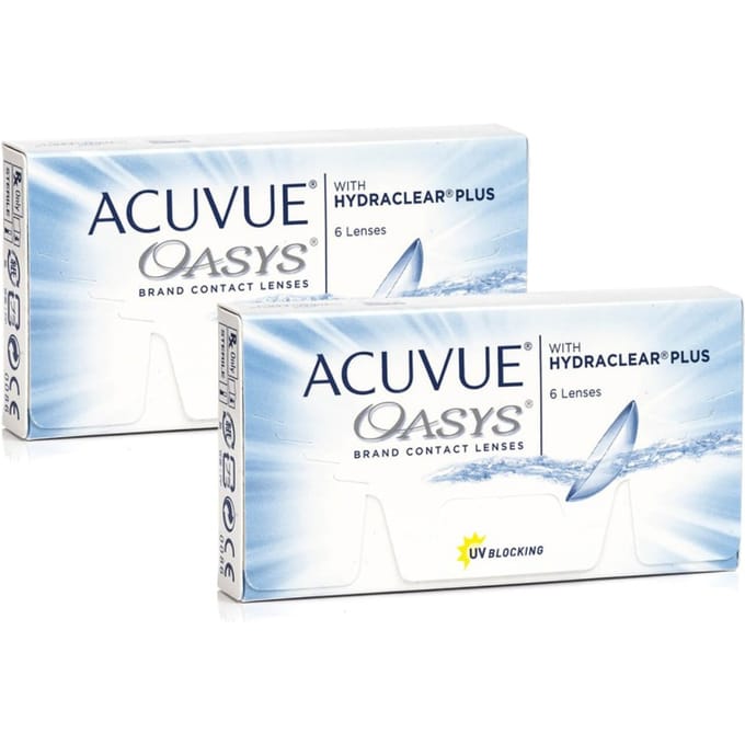 -1.00 - ACUVUE® OASYS with HYDRACLEAR® PLUS - 12 pack - Weeklenzen - BC 8.40 - Contactlenzen