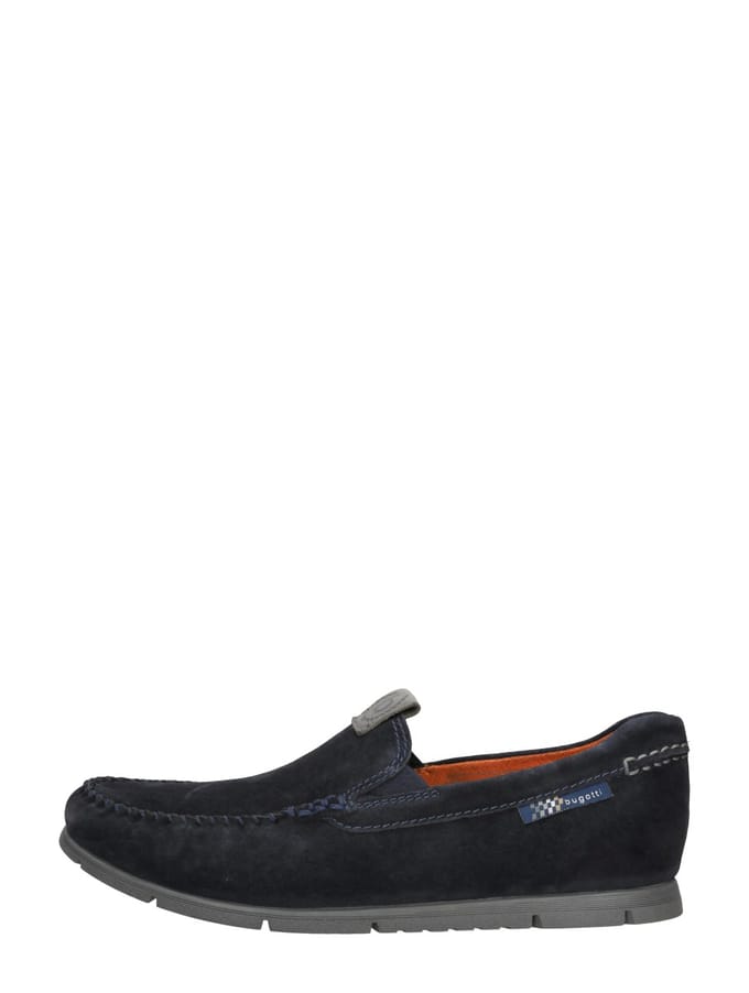 Bugatti Clipperton Instappers blauw Suede - Maat 41
