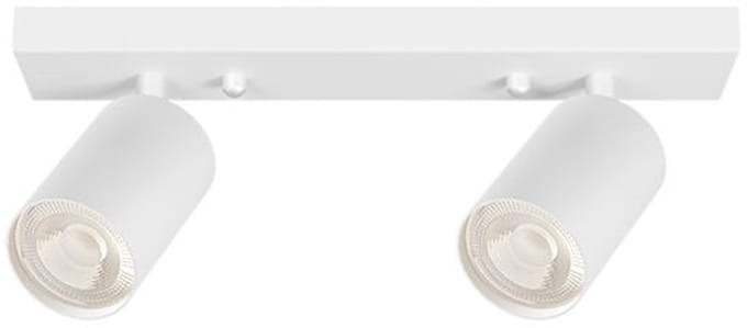 Braytron - LED Plafondspot Beta - 2x GU10 fitting - 300x120mm - Mat wit