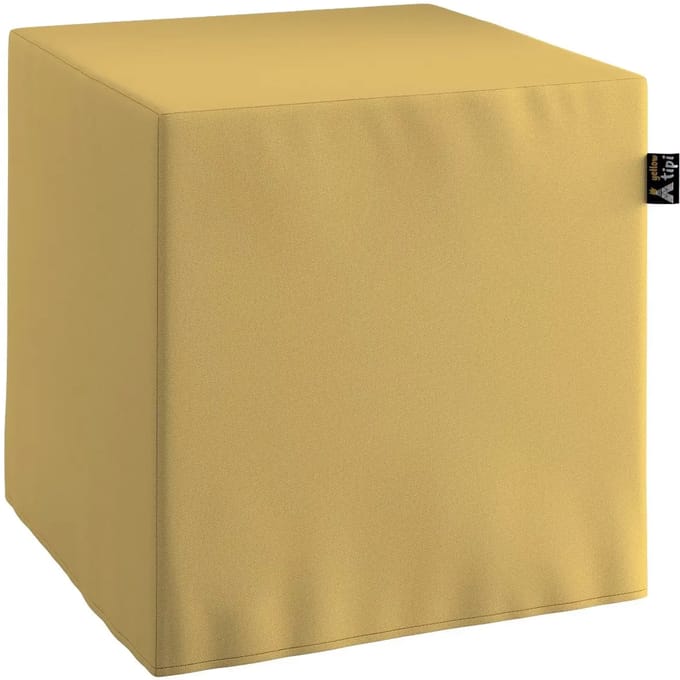 Poef Yellow Tipi Nano cube Cotton Story