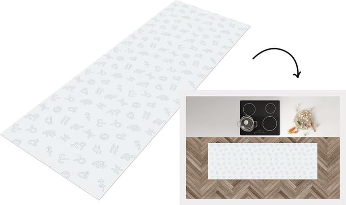 Keukenloper - Loper keuken - Sterrenbeeld - Astrologie - Design - 150x50 cm - Keukenloper vinyl