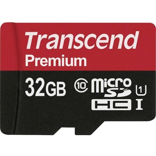 Transcend Premium microSDHC-kaart 32 GB Class 10, UHS-I