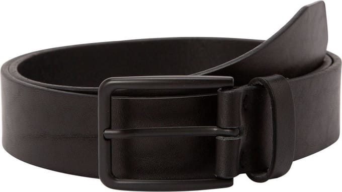 LLOYD Leren Riem Men's Leather Belt W80 Black Zwart