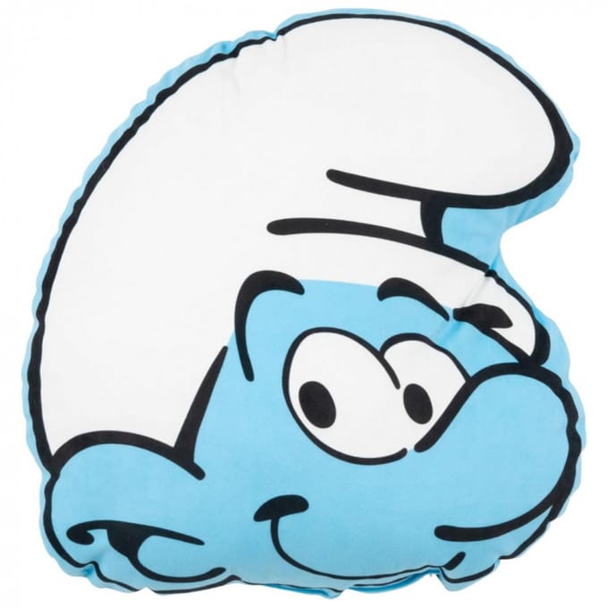 Kussen Smurfhoofd - De Smurfen - 40 cm hoog