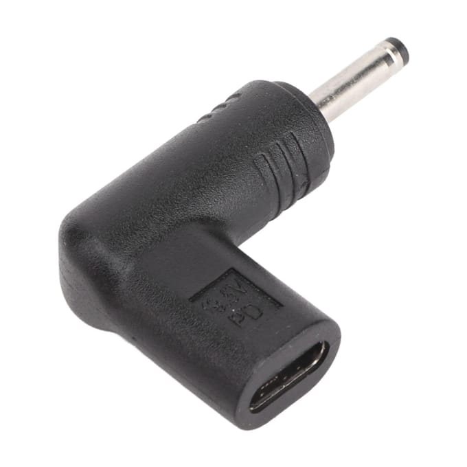 100W PD USB 3.1 Type C Vrouwelijk USB C naar DC 18.5‑20V 3.0x1.1mm Adapter PD Emulator Trigger 90 Graden