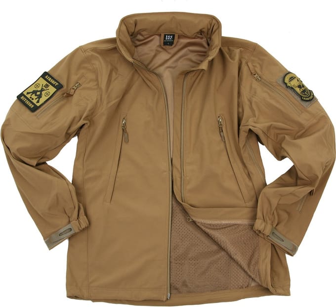 101inc Softshell Jack Tactical new version khaki S