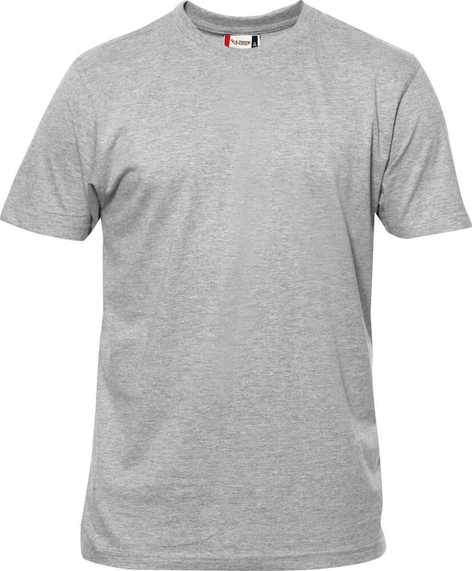 Clique Premium-T 029340 - Grijs-melange - 4XL