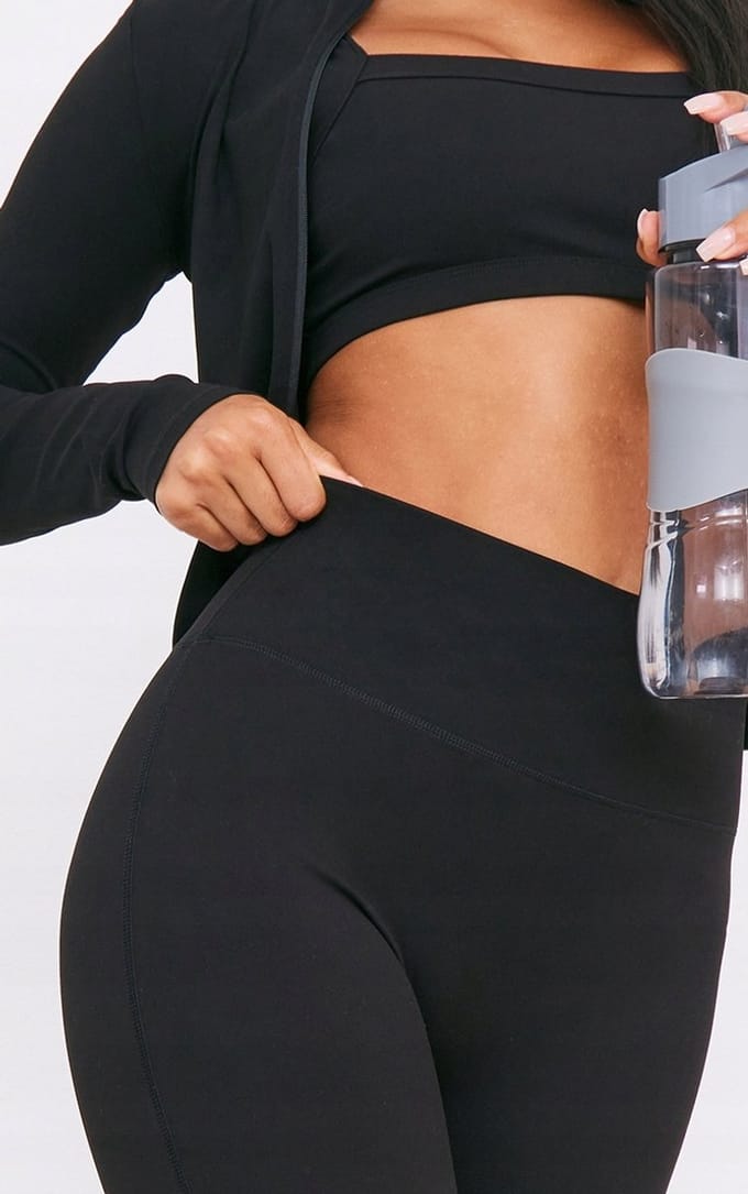PrettyLittleThing Legging - Sportlegging - Zwart - EU36