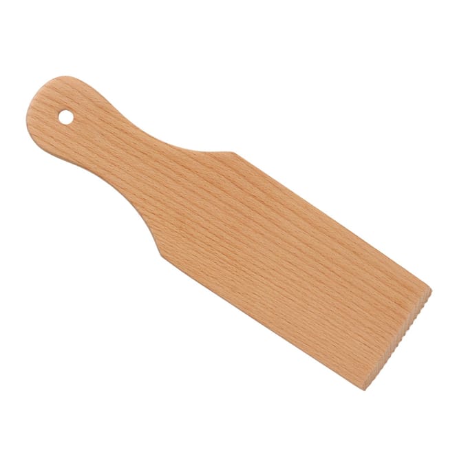 Gnocchi Plank Beuk Glad Oppervlak Lichtgewicht Praktisch Gnocchi Roller voor Perfecte Vorm beige