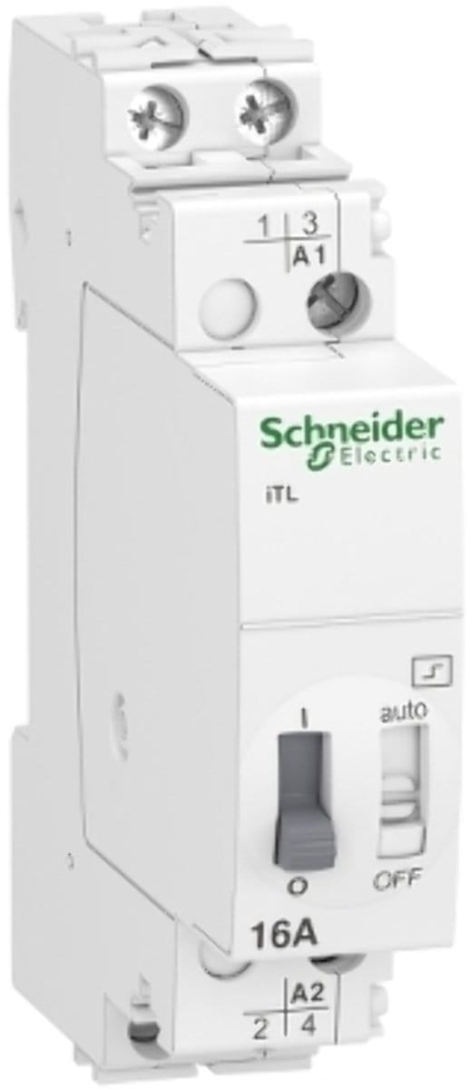 Schneider Electric Acti9 itl impulse relay 2p 2 no 16 a 50 / 60 hz coil 23