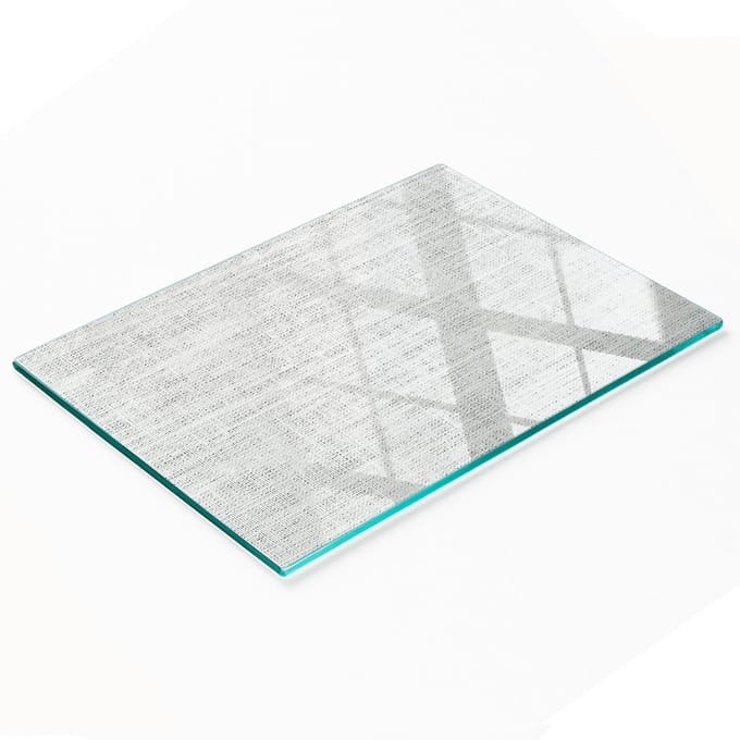 Multifunctionele decoratieve snijplank voor de keuken, gemaakt van gehard wit canvas, 80x52 cm