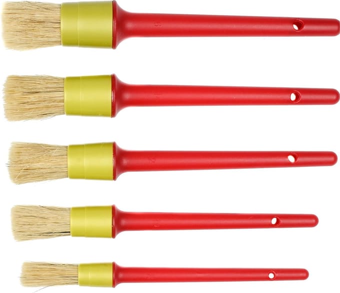 Benson Kwastenset - Rond - Synthetisch - Ergonomisch - 5-delig