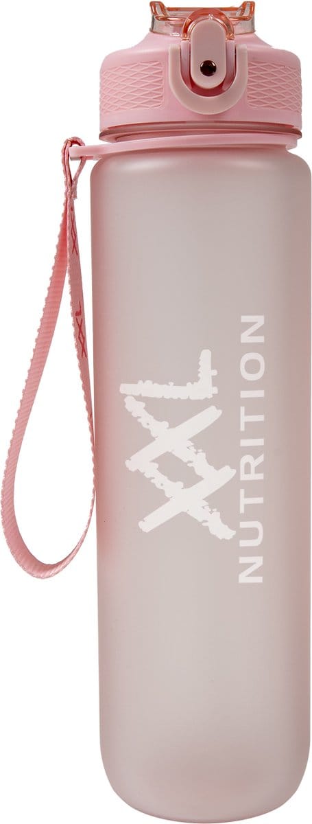 XXL Nutrition - Hydrate Bottle - Roze - Waterfles Met Rietje - 1000 ml