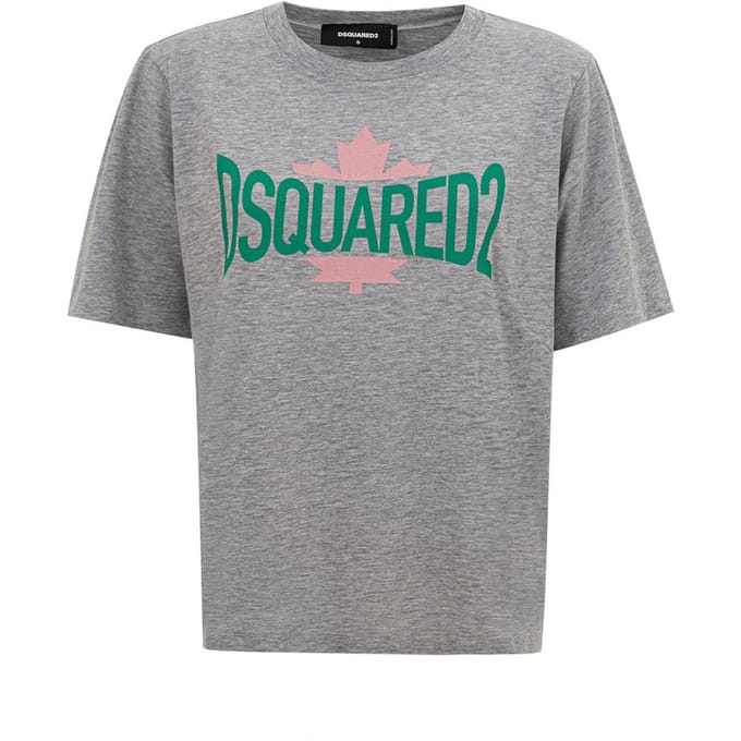 T-Shirt Grigia Melange Dsquared2