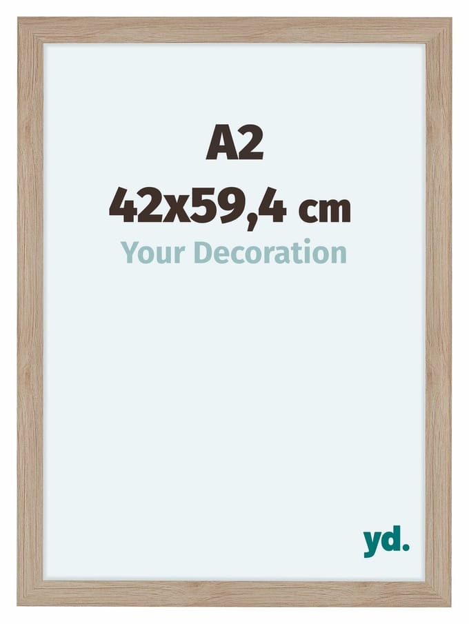Your Decoration - Fotolijst A2 42x59,4 cm - MDF - Eiken Licht - Como