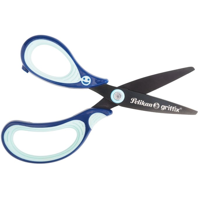Pelikan Schere griffix SC1LB blauw Linksh. 1er kartonnen omhulsel