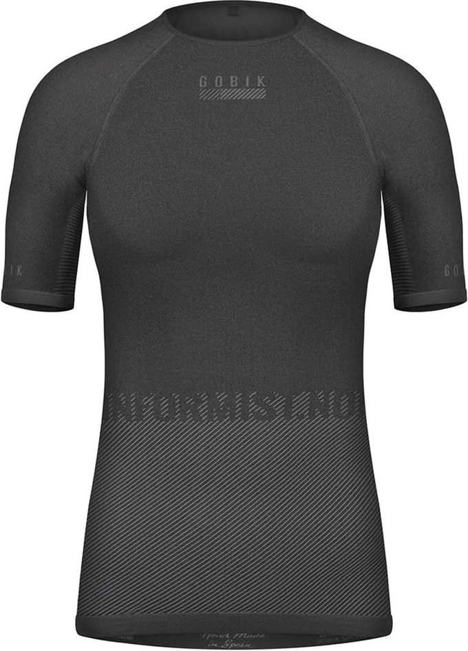 Gobik Limber Skin Korte Mouwen Basislaag Grijs M Vrouw