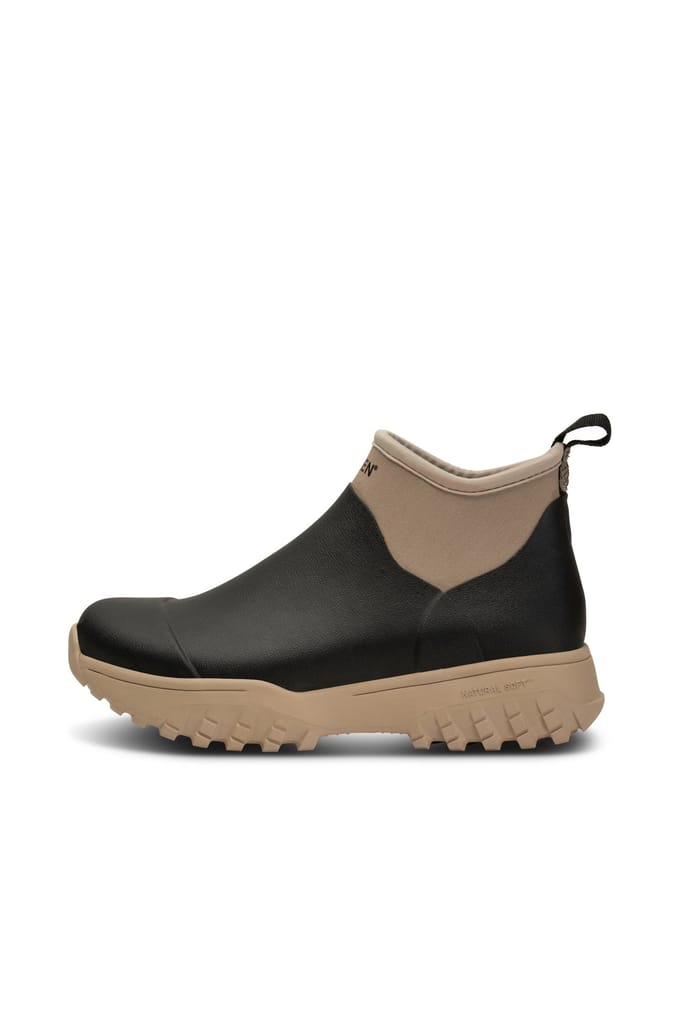 Woden Irene Waterproof Black/coffee Cream Size: 39 | Boots Outlet | Dames | Beige