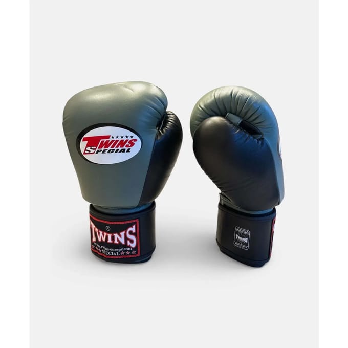 Twins Special BGVL Air Bokshandschoenen Air Mesh Zwart/Olijfgroen 14 oz