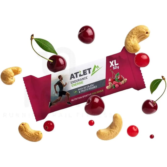 Bio energiereep met rode vruchten en cashewnoten ATLET Nutrition
