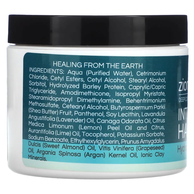 Adama, Haarmasker Intense Reparatie, Diep Conditionering Maximale Glans Formule, 4 Fl Oz gray
